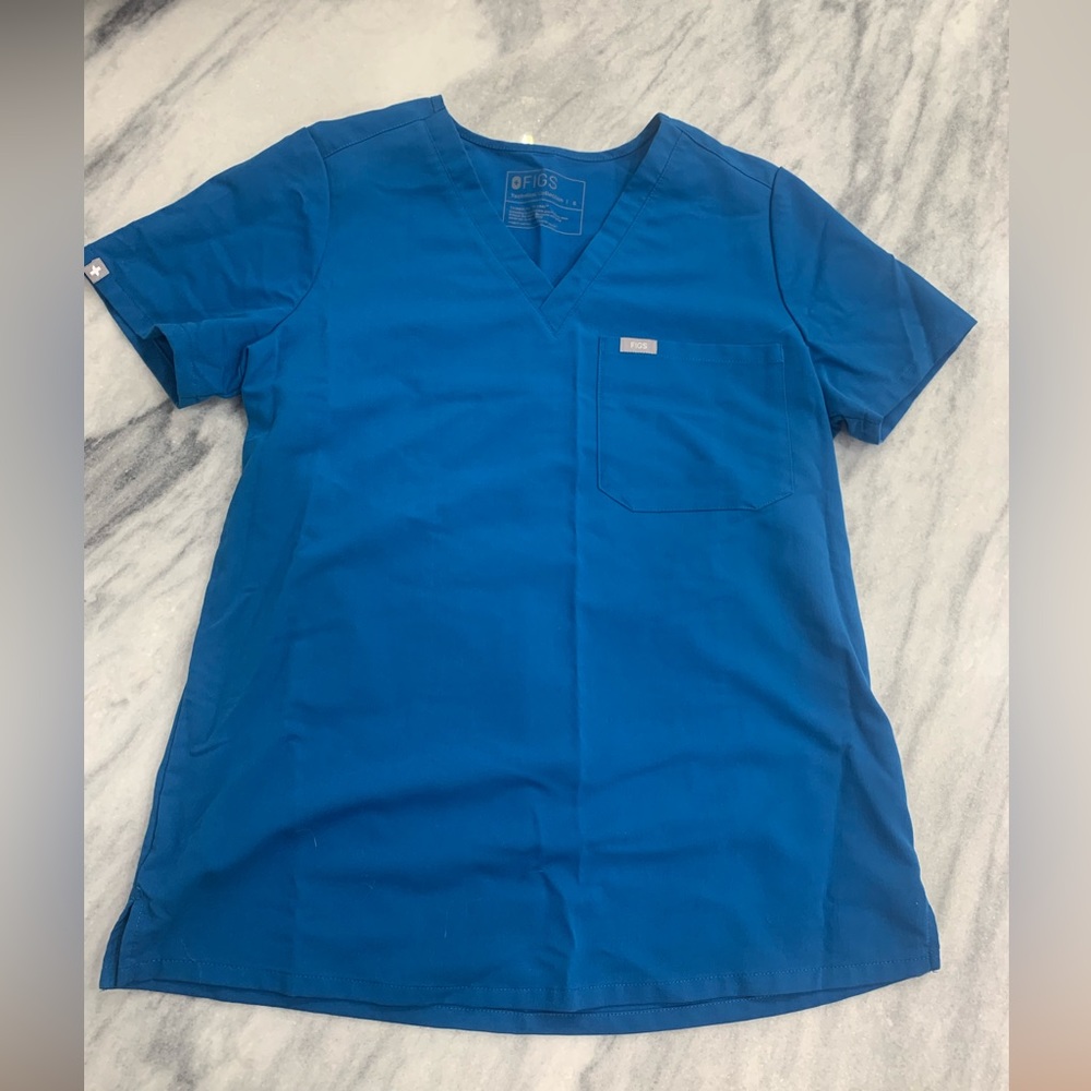 Figs Catarina One Pocket Scrub Top Size Small